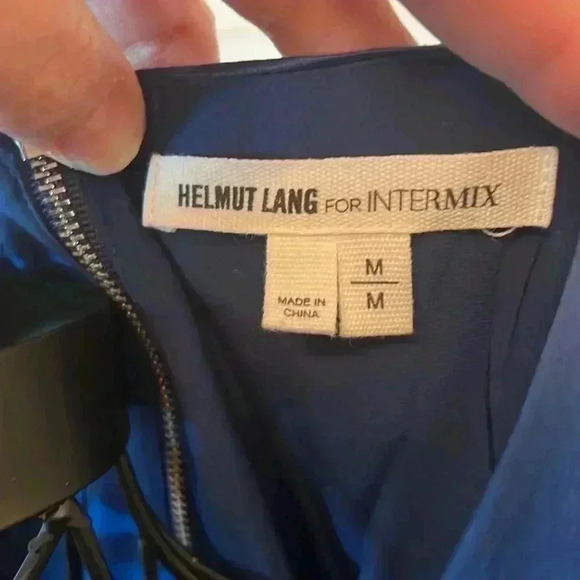 Helmut Lang for INTERMIX Silk Dress-Sz M - Picture 4 of 8